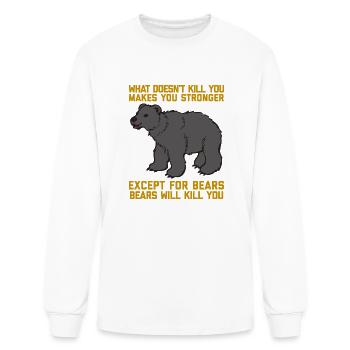 Bears Will You - Men's Long Sleeve T-Shirt - white - Front
