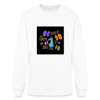 Bojack Horseman Stupid Piece of Shit - Men's Long Sleeve T-Shirt - white - Front