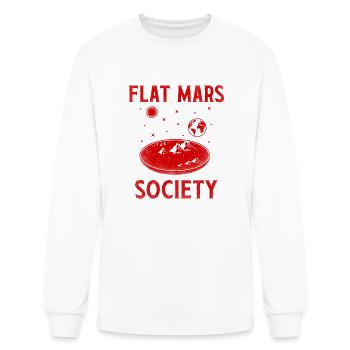 Flat Mars Society - Men's Long Sleeve T-Shirt - white - Front