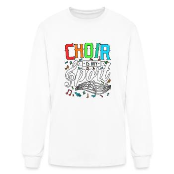 Choir Is Myport Choiringeringing Lover - Men's Long Sleeve T-Shirt - white - Front