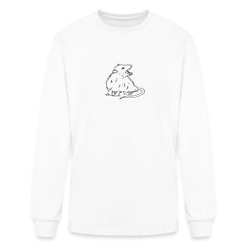Possum - Men's Long Sleeve T-Shirt - white - Front