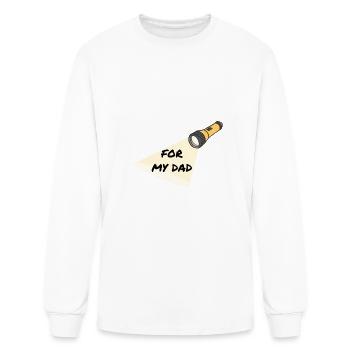 You hurt my feelings? I used to hold flashlight to - Men's Long Sleeve T-Shirt - white - Front