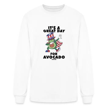 It's A Great Day For Avocado - Men's Long Sleeve T-Shirt - white - Front
