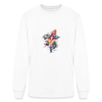 Orchid Flower Houseplant Blossom Orchids Lover - Men's Long Sleeve T-Shirt - white - Front
