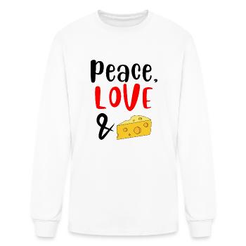and Cheese - Men's Long Sleeve T-Shirt - white - Front
