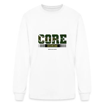 Core denim - Men's Long Sleeve T-Shirt - white - Front