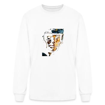 Ice Hockey Player Goalie Goalkeeper Hockey Team - Men's Long Sleeve T-Shirt - white - Front