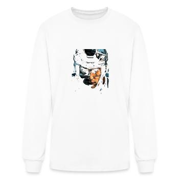 Ice Hockey Player Goalie Goalkeeper Hockey Team - Men's Long Sleeve T-Shirt - white - Front