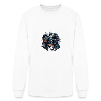 Hockey Team Ice Hockey Player Coach - Men's Long Sleeve T-Shirt - white - Front