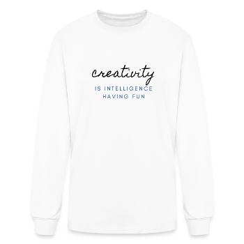 creativity - Men's Long Sleeve T-Shirt - white - Front