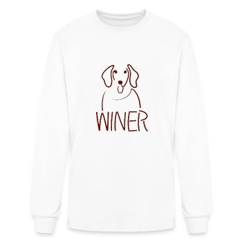 winer - Men's Long Sleeve T-Shirt - white - Front