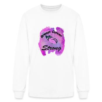 Breast cancer Awareness - Men's Long Sleeve T-Shirt - white - Front