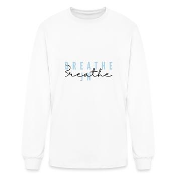 Breathe Fitted - Men's Long Sleeve T-Shirt - white - Front