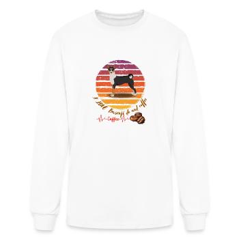 Bouncing Basenji Bliss - Men's Long Sleeve T-Shirt - white - Front