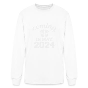 Coming in may 2024 - Men's Long Sleeve T-Shirt - white - Front