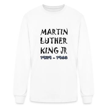 Martin Luther King day 2024 MLK Day.Equality&Freed - Men's Long Sleeve T-Shirt - white - Front