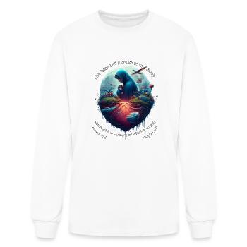 Depths of Forgiveness - Men's Long Sleeve T-Shirt - white - Front