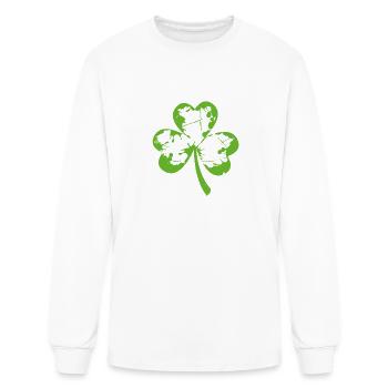 Irish Shamrock - St. Patricks Day - Men's Long Sleeve T-Shirt - white - Front
