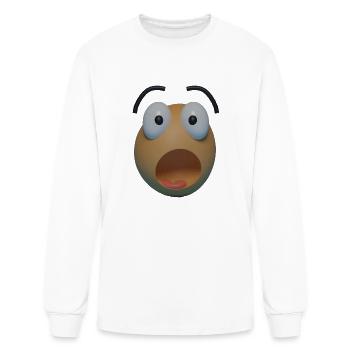 Surprised face - Men's Long Sleeve T-Shirt - white - Front