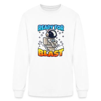 READY FOR BLAST - Men's Long Sleeve T-Shirt - white - Front