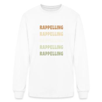 Love The Outdoors Rappelling Conservation Men - Men's Long Sleeve T-Shirt - white - Front
