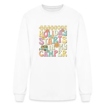 Holiday Start - Men's Long Sleeve T-Shirt - white - Front