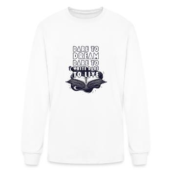 Dare to Dream - Men's Long Sleeve T-Shirt - white - Front