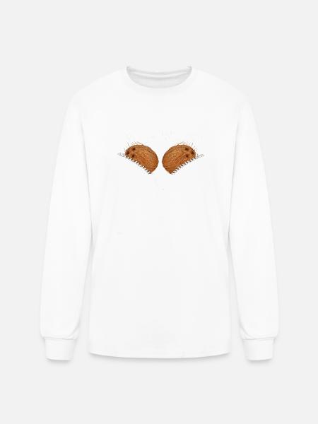 Looking Coconuts Summer Coconut - Men's Long Sleeve T-Shirt - white