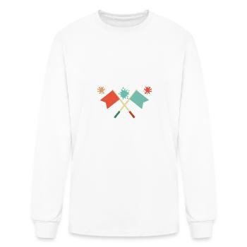 Capture the Flag, Win the Day Paintball Tactical P - Men's Long Sleeve T-Shirt - white - Front