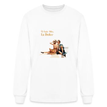 Seaside Romance - Men's Long Sleeve T-Shirt - white - Front