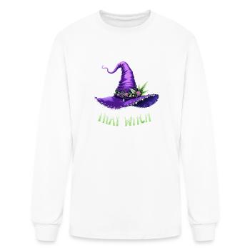 100 Percent That Witch Funny Halloween - Men's Long Sleeve T-Shirt - white - Front