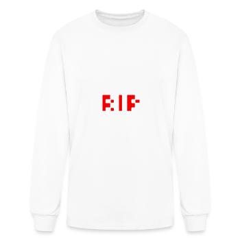 RIP Tombstone Graveyard 8-bit ZX Spectrum - Men's Long Sleeve T-Shirt - white - Front