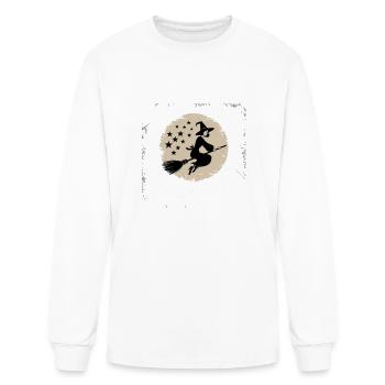 Retro Witching Hour - Men's Long Sleeve T-Shirt - white - Front