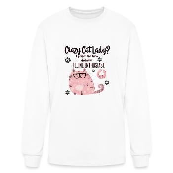 Crazy Cat Lady? - Men's Long Sleeve T-Shirt - white - Front