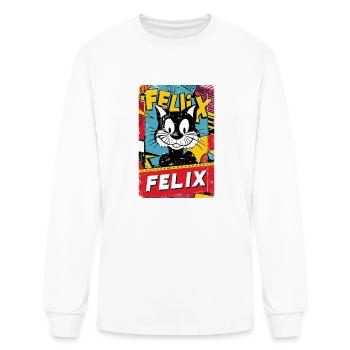 Vintage Felix - Men's Long Sleeve T-Shirt - white - Front