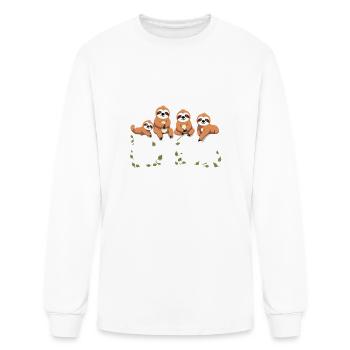 nope not today - Men's Long Sleeve T-Shirt - white - Front