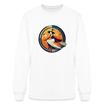 Witch, Chunk, Resin, Broom - Men's Long Sleeve T-Shirt - white - Front