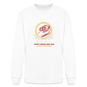 Chinese new year 2025 year-Year Of The Snake 2025 - Men's Long Sleeve T-Shirt - white - Front