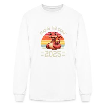 Chinese new year 2025 year-Year Of The Snake 2025 - Men's Long Sleeve T-Shirt - white - Front