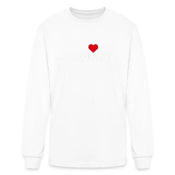 I Love London Statue Of Liberty Paris Cool France - Men's Long Sleeve T-Shirt - white - Front