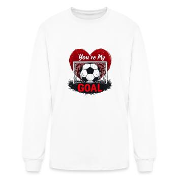 Valentines Day - You re my goal. - Men's Long Sleeve T-Shirt - white - Front