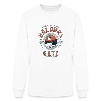 Dungeons amp Dragons BaldurGate Essential T Shirt - Men's Long Sleeve T-Shirt - white - Front