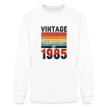 Vintage 1985 - Men's Long Sleeve T-Shirt - white - Front