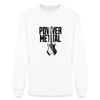 Puissance Métal - T-shirt à manches longues Homme - blanc - Devant