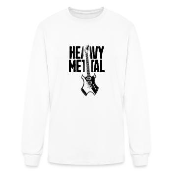 Métal lourd - T-shirt à manches longues Homme - blanc - Devant