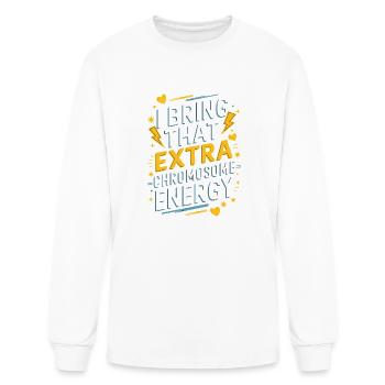 I Bring That Extra Chromosome - Men's Long Sleeve T-Shirt - white - Front