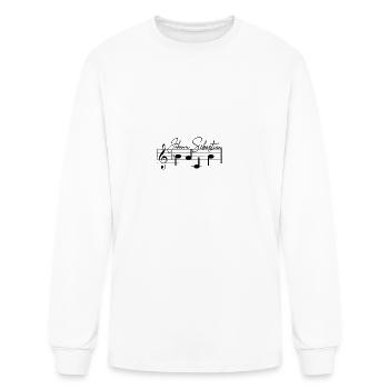 Johann Sebastian Bach Sheet Music - Men's Long Sleeve T-Shirt - white - Front