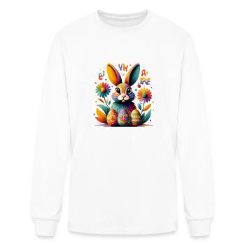 EASTER BUNNY - Men's Long Sleeve T-Shirt - white - Front