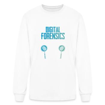 Digital Forensic Where Every Byte Tells A Story - Men's Long Sleeve T-Shirt - white - Front