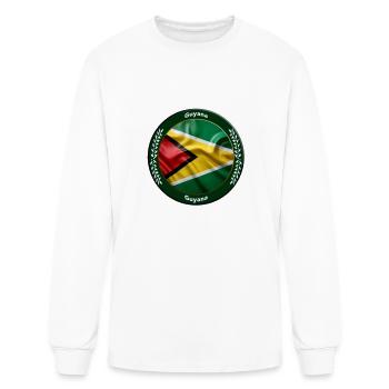 Guyana - Men's Long Sleeve T-Shirt - white - Front